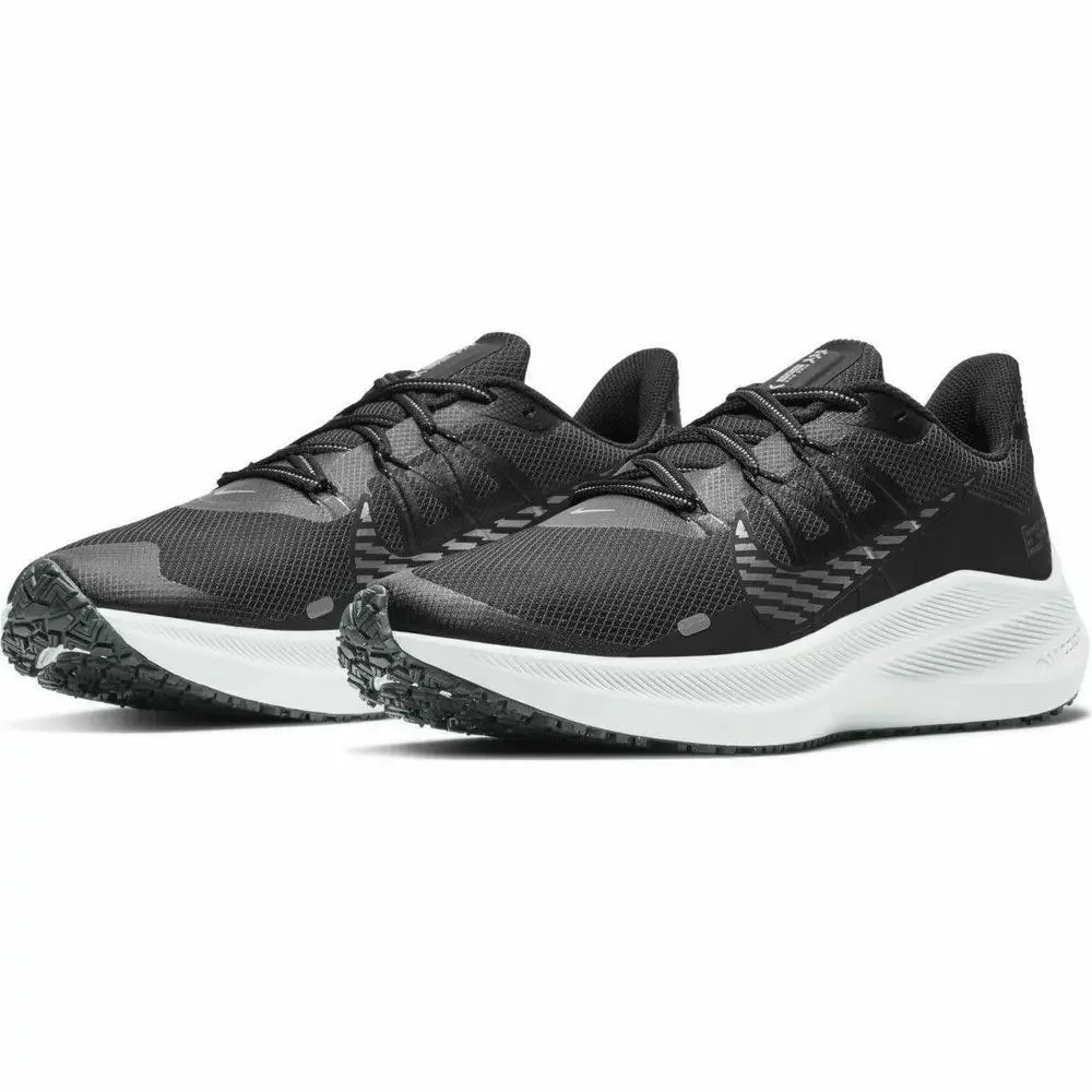 Nike Winflo 7 Shield CU3868-001 Men's Black Athletic Sneaker Running Shoes HD780 - Picture 3 of 12